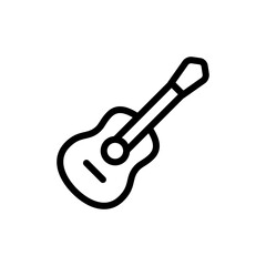 guitar icon vector symbol template design trendy