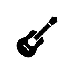 guitar icon vector symbol template design trendy