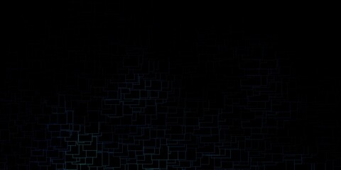 Dark BLUE vector background in polygonal style. New abstract illustration with rectangular shapes. Pattern for websites, landing pages.