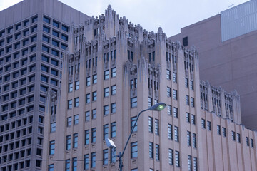 modern office building with blue sky