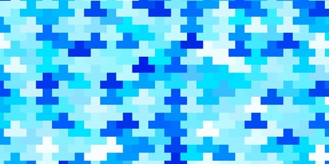 Light BLUE vector background with rectangles. New abstract illustration with rectangular shapes. Design for your business promotion.