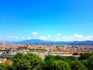 Fototapeta na wymiar 이탈리아 피렌체의 풍경