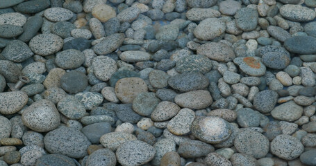 Pebble stone inside water tank