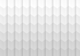 Abstract geometric shape white and gray color background.