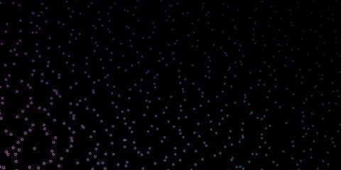 Dark Blue, Red vector pattern with abstract stars. Modern geometric abstract illustration with stars. Design for your business promotion.