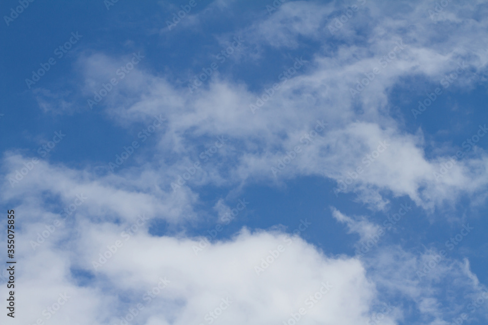 Wall mural blue sky background with cloud