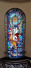 stained glass window