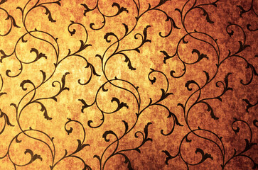 Thai patterned wall for the background