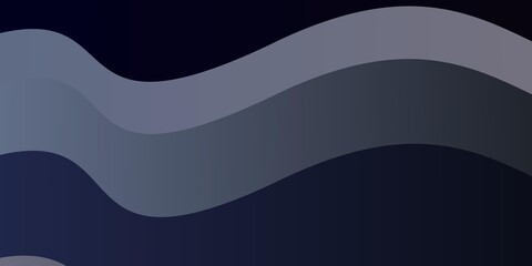 Light Purple vector pattern with curves. Colorful geometric sample with gradient curves.  Pattern for busines booklets, leaflets