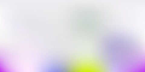 Light Pink, Green vector abstract blur texture.