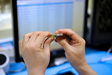 This image demonstrates Permanent Pacemaker (PPM) on hands