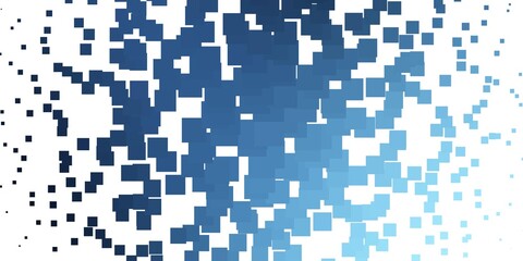 Light BLUE vector layout with lines, rectangles. New abstract illustration with rectangular shapes. Pattern for websites, landing pages.