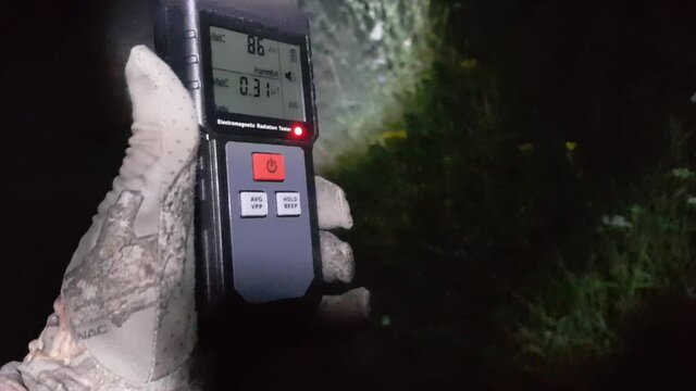 Electrosmog Measuring In Night