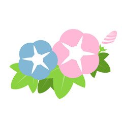 	アサガオ　イラスト