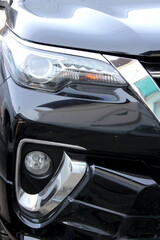 Fototapeta na wymiar headlight of a car