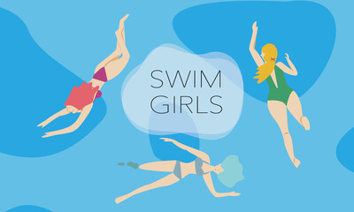 swiming girl swim girl swimwear girl ocean pool 