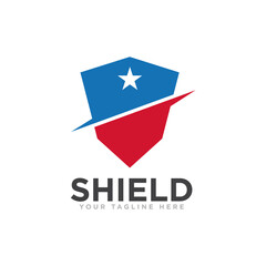 Shield Protection Logo Icon Design Vector