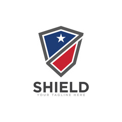 Shield Protection Logo Icon Design Vector