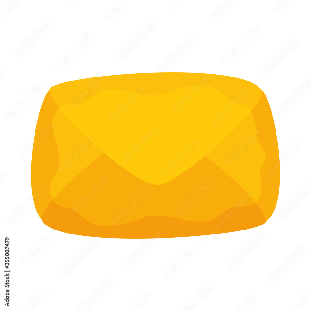 Poster envelope message icon vector design
