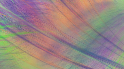 Abstract colorful chaotic orange and violet shapes. Creative painted texture. Fantastic 3D rendered digital fractal illustration.