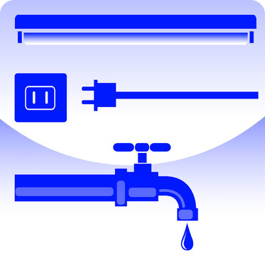 illustration of Plumbing work