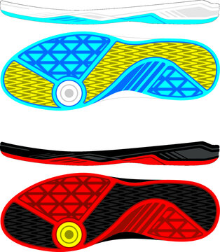 Futsal Indoor Shoe Design Bottom Rubber Sole