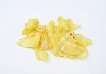 Fototapeta premium Durian chips isolated on white background