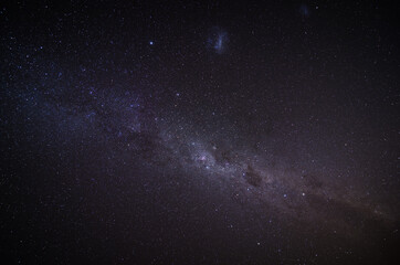 The Milky Way in the night sky