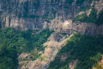 Eco Park Cherrapunji, Meghalaya. lovely view of the Green Canyons and Nohsngithiang Falls of Cherapunji Meghalaya.
