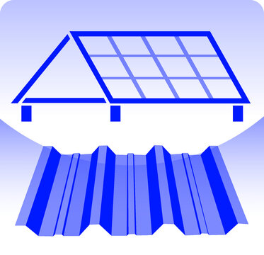 roofing construction work icon symbol
