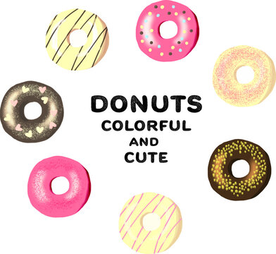 5 099 Best Watercolor Donut Images Stock Photos Vectors Adobe Stock