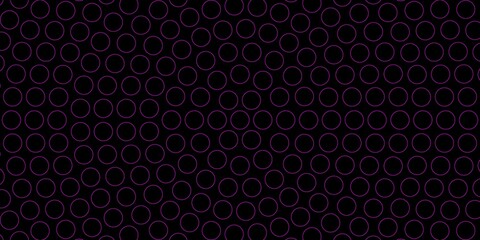 Fototapeta na wymiar Dark Purple vector background with bubbles. Abstract decorative design in gradient style with bubbles. Pattern for wallpapers, curtains.