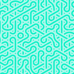 Colour Hexagon Tile Connection art background design illustration