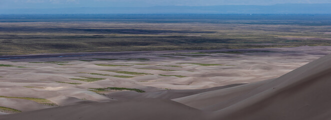 sand dunes panorama