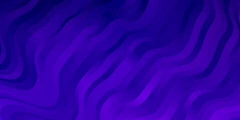 Dark Purple, Pink vector backdrop with circular arc. Illustration in halftone style with gradient curves. Smart design for your promotions.