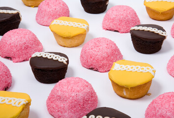 An assortment of junk food items.