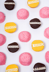 An assortment of junk food items.