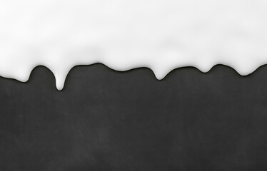 abstract color liquid flow in front of textured background - 3D Illustration