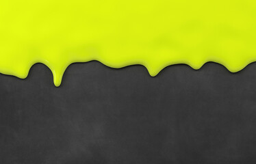 abstract color liquid flow in front of textured background - 3D Illustration