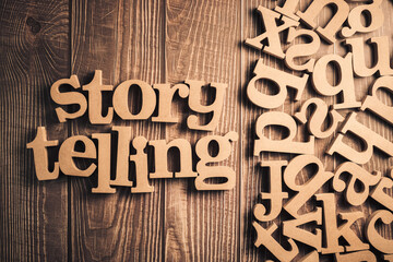 Storytelling Wood Letters