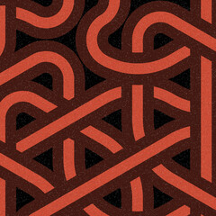 Colour Hexagon Tile Connection art background design illustration