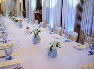 Wedding reception decoration restaurant,