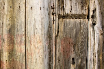 evocative image of texture of old vertical wooden planks