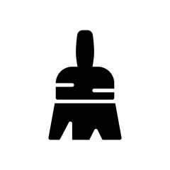 Obraz premium paint brush glyph icon