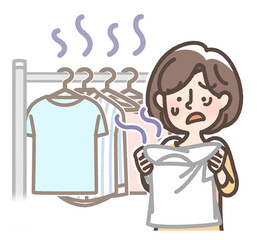 梅雨時の部屋干し