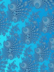 seamless pattern with snowflakes