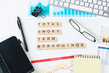 Total short term borrowings concept