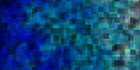 Light BLUE vector background with rectangles.