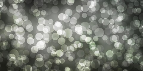 Light Gray vector background with bubbles. Glitter abstract illustration with colorful drops. Design for posters, banners.