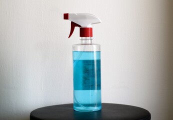 Hand sanitizer in a spray bottle 